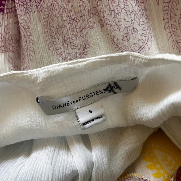 DIANE Von FURSTENBERG MARNY MAXI CRINCKLE DRESS 6 - Picture 4 of 10